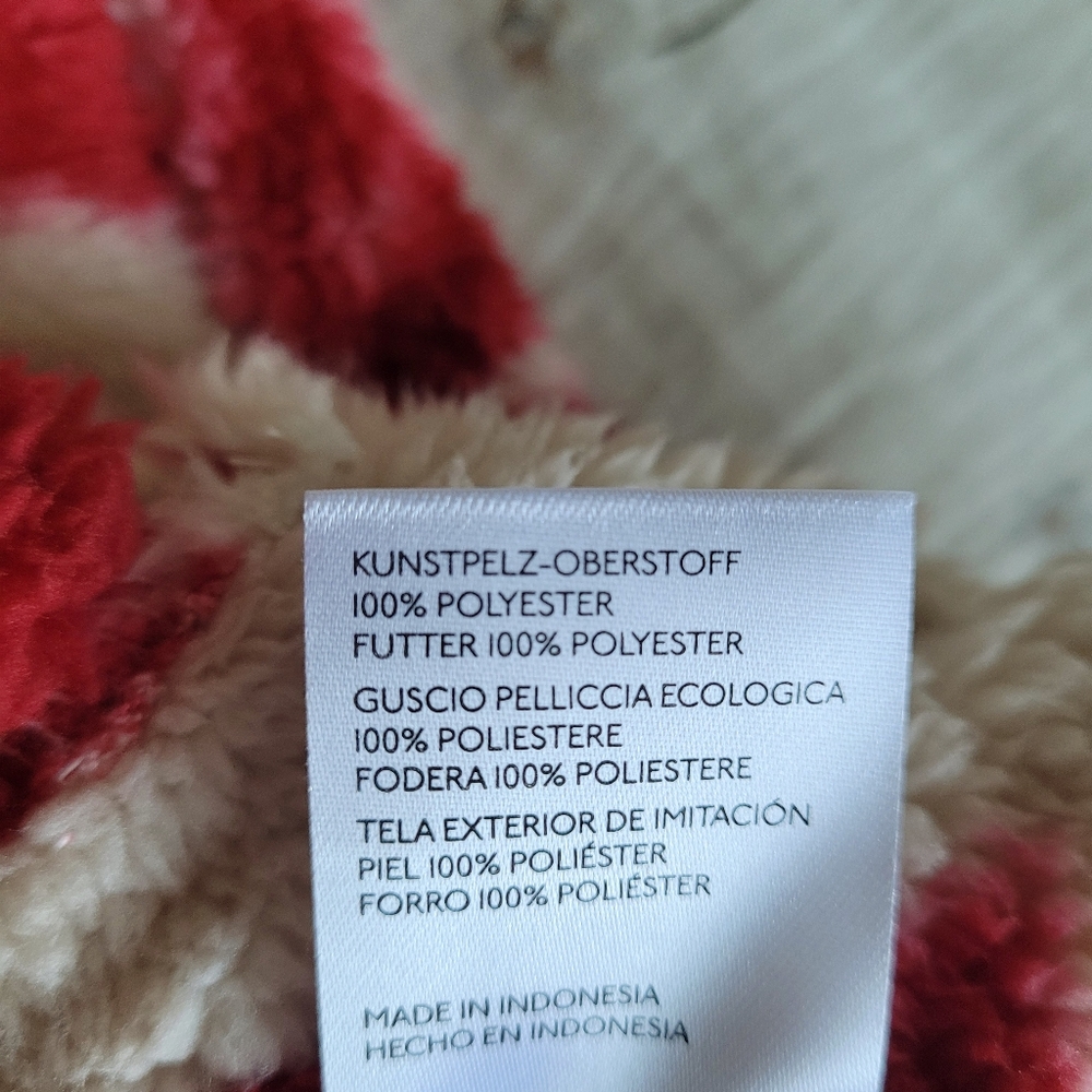 Anthropologie BDG Mae Printed Piled Fleece Super Soft Zip-up Jacket. Oversized - Picture 8 of 8